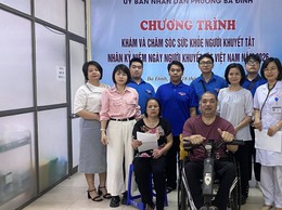 Phường Ba Đình đẩy mạnh chuyển đổi tiếp cận, nâng cao chất lượng chăm sóc và hòa nhập cho người khuyết tật