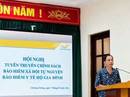 Tuyên truyền chính sách bảo hiểm xã hội tự nguyện, bảo hiểm y tế hộ gia đình tại thôn Hà Vỹ