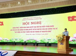 Đảng uỷ phường Dương Nội quán triệt, triển khai Nghị quyết Đại hội XIV của Đảng và Nghị quyết 02 của Bộ Chính trị về xây dựng, phát triển Thủ đô trong kỷ nguyên mới