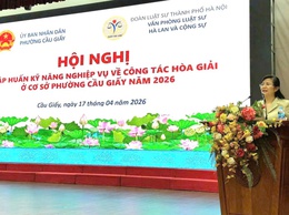 TIN BÀI: NÂNG CAO CHẤT LƯỢNG CÔNG TÁC HÒA GIẢI Ở CƠ SỞ NHẰM HẠN CHẾ ĐƠN THƯ, KHIẾU KIỆN TRÊN ĐỊA BÀN PHƯỜNG CẦU GIẤY