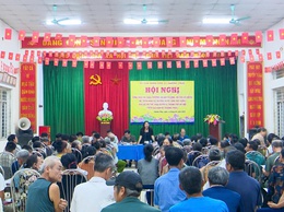 Thượng Phúc lấy ý kiến nhân dân về dự thảo phương án bồi thường dự án Khu đô thị thể thao Olympic