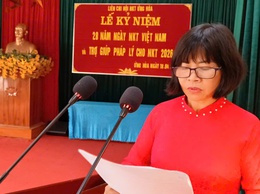 Ứng Hòa kỷ niệm 28 năm Ngày Người khuyết tật Việt Nam (18/4/1998 – 18/4/2026), ia tư vấn pháp luật cho gần 100 hội viên .