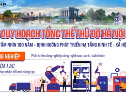 QUY HOẠCH TỔNG THỂ THỦ ĐÔ HÀ NỘI: Tầm nhìn 100 năm - Định hướng phát triển hạ tầng kinh tế, xã hội