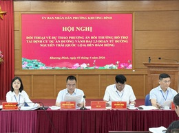 Phường Khương Đình tổ chức Hội nghị đối thoại về dự thảo phương án bồi thường, hỗ trợ, tái định cư dự án đường Vành đai 2,5