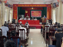 Ứng Thiên tổ chức tiếp xúc cử tri sau kỳ họp thứ nhất và kỳ họp chuyên đề HĐND xã khóa II, nhiệm kỳ 2026 – 2031