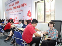 Phường Tùng Thiện tổ chức ngày hội hiến máu tình nguyện năm 2026
