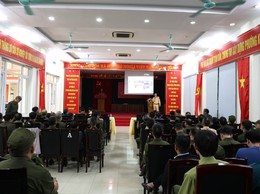 Phường Kiến Hưng tập huấn kỹ năng điều khiển, phân luồng giao thông đối với lực lượng an ninh cơ sở