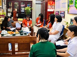 TRƯỜNG MẦM NON NẮNG HỒNG ĐÓN KIỂM TRA Y TẾ: KHẲNG ĐỊNH CHẤT LƯỢNG CHĂM SÓC TRẺ-LAN TỎA MÔI TRƯỜNG HỌC ĐƯỜNG AN TOÀN, SẠCH – KHỎE – CHẤT LƯỢNG