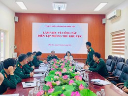 Bộ Tư lệnh Thủ đô Hà Nội, Ban Chỉ đạo diễn tập phòng thủ khu vực thành phố Hà Nội giao nhiệm vụ diễn tập cho phường Phúc Lợi năm 2026