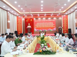 ĐOÀN KIỂM TRA SỐ 12  CỦA BAN THƯỜNG VỤ THÀNH UỶ HÀ NỘI LÀM VIỆC VỚI BAN THƯỜNG VỤ ĐẢNG UỶ XÃ PHƯỢNG DỰC