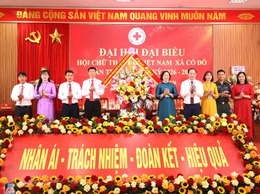 ĐẠI HỘI ĐẠI BIỂU HỘI CHỮ THẬP ĐỎ XÃ CỔ ĐÔ LẦN THỨ I, NHIỆM KỲ 2026 – 2031 DIỄN RA THÀNH CÔNG TỐT ĐẸP