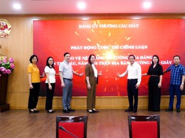 CẦU GIẤY: PHÁT ĐỘNG CUỘC THI CHÍNH LUẬN BẢO VỆ NỀN TẢNG TƯ TƯỞNG CỦA ĐẢNG VÀ HỘI THI BÁO CÁO VIÊN, TUYÊN TRUYỀN VIÊN GIỎI NĂM 2026