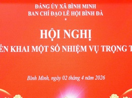 BÌNH MINH KHẨN TRƯƠNG CHUẨN BỊ LỄ HỘI BÌNH ĐÀ 2026 VỚI NHIỀU HOẠT ĐỘNG VĂN HOÁ ĐẶC SẮC TÔN VINH ĐỨC QUỐC TỔ LẠC LONG QUÂN