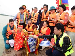 PHƯỜNG LĨNH NAM: RỘN RÀNG LỄ HỘI CẤP THUỶ  TRUYỀN THỐNG THUÝ LĨNH