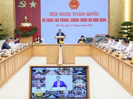 Điểm cầu xã Hòa Phú: Dự hội nghị toàn quốc về công tác phòng, chống thiên tai năm 2026