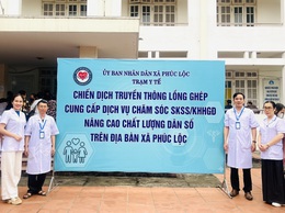Xã Phúc Lộc tổ chức triển khai Chiến dịch truyền thông lồng ghép cung cấp dịch vụ chăm sóc sức khỏe sinh sản-kế hoạch hóa gia đình