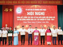 Phường Tùng Thiện: Dấu ấn thành công từ cuộc bầu cử dân chủ, an toàn, đúng luật