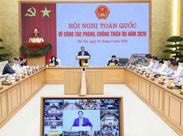 Hoài Đức dự trực tuyến hội nghị toàn quốc phòng, chống thiên tai 2026