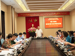 Đảng uỷ xã Đan Phượng giao ban công tác giải phóng mặt bằng