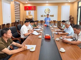 UBND XÃ TRẦN PHÚ TỔ CHỨC HỘI NGHỊ TUYÊN TRUYỀN, VẬN ĐỘNG KHẮC PHỤC HẬU QUẢ VI PHẠM ĐẤT ĐAI TẠI THÔN PHÚ MỸ