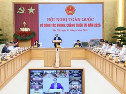 Trần Phú dự hội nghị toàn quốc về công tác phòng, chống thiên tai năm 2026