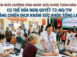 Hoài Đức hưởng ứng ngày sức khỏe toàn dân 7/4: cụ thể hóa nghị quyết 72-NQ/TW bằng chiến dịch khám sức khỏe tổng lực