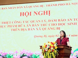 Tin truyền hình: UBND xã Quảng Bị tổ chức Hội nghị quán triệt công tác quản lý, đảm bảo an toàn thực phẩm bữa ăn bán trú cho học sinh trên địa bàn xã Quảng Bị