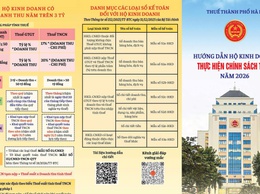 Chính sách thuế mới đối với hộ kinh doanh, cá nhân kinh doanh