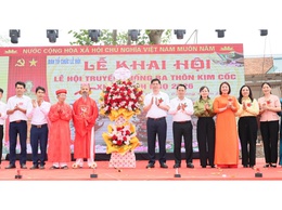 Khai mạc Lễ hội truyền thống 3 thôn Kim Cốc