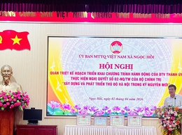 Xã Ngọc Hồi quán triệt nghị quyết 02-NQ/TW về xây dựng và phát triển Thủ đô Hà Nội trong kỷ nguyên mới