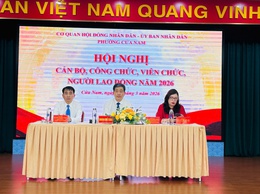 HỘI NGHỊ CÁN BỘ, CÔNG CHỨC, VIÊN CHỨC, NGƯỜI LAO ĐỘNG PHƯỜNG CỬA NAM NĂM 2026