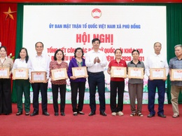 Ủy ban MTTQ Việt Nam xã Phù Đổng sơ kết công tác Mặt trận Tổ quốc và các đoàn thể quý I, triển khai phương hướng, nhiệm vụ quý II-2026