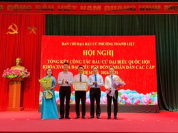 Thanh Liệt: Khen thưởng 19 tập thể và 156 cá nhân có thành tích xuất sắc trong công tác bầu cử