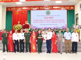 Đại hội hội Cựu Thanh niên xung phong xã Phú Nghĩa nhiệm kỳ 2026 – 2031 thành công tốt đẹp