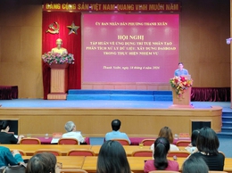 UBND phường Thanh Xuân tăng cường triển khai ứng dụng trí tuệ nhân tạo trong xử lý dữ liệu và điều hành