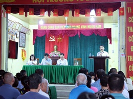 Xuân Mai đối thoại, vận động bàn giao mặt bằng dự án Quốc lộ 6 với hộ gia đình, cá nhân thôn Tân Mai