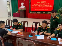 Phú Xuyên tổ chức đăng ký nghĩa vụ quân sự năm 2026 bảo đảm nghiêm túc, đúng quy định