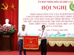 Phú cát triển khai nhiệm vụ cải cách hành chính, chuyển đổi số năm 2026; khen thưởng nhiều tập thể, cá nhân tiêu biểu