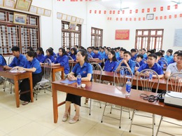 Đoàn Thanh niên xã Thượng Phúc tuyên truyền thực hiện Dự án Khu đô thị thể thao Olympic và công tác giải phóng mặt bằng trên địa bàn xã