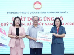 Phường Ô Chợ Dừa phát động ủng hộ Quỹ 