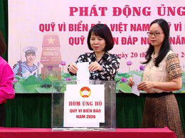 Phường Tây Mỗ phát động ủng hộ Quỹ 'Vì biển, đảo Việt Nam' năm 2026