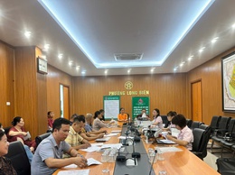 Hội Liên hiệp phụ nữ phường Long Biên phối hợp với Ngân hàng Chính sách xã hội chi nhánh Long Biên tổ chức giao ban và giao dịch tháng 4/2026