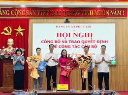 Phúc Lộc: Công bố và trao Quyết định về công tác cán bộ