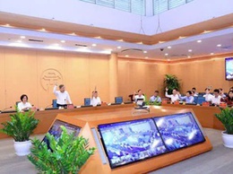 Hoài Đức tham dự trực tuyến phiên họp UBND Thành phố Hà Nội thường kỳ tháng 4 năm 2026