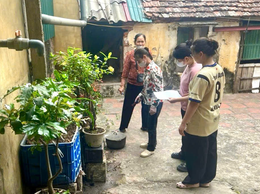 Xã Ô Diên ra quân tổng vệ sinh môi trường phòng, chống dịch sốt xuất huyết