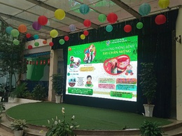 Trường mầm non Tân Mai chủ động triển khai chiến dịch vệ sinh môi trường, khử khuẩn năm 2026