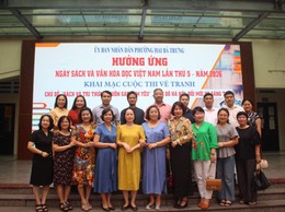 Phường Hai Bà Trưng: Lan tỏa văn hóa đọc qua từng nét vẽ - Khi sách trở thành nguồn cảm hứng sáng tạo