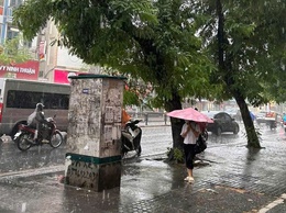 Ngày 18/4/2026, Hà Nội nhiều mây, có lúc có mưa gián đoạn