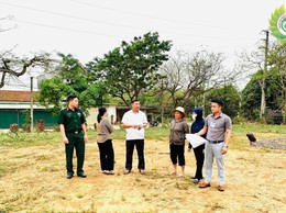 Phú Cát tạm giao đất phục vụ dự án khu công nghệ cao hòa lạc cho 10 hộ gia đình