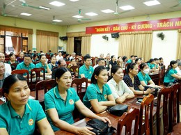 Hội Nông dân xã Thường Tín vận động hội viên phối hợp giải phóng mặt bằng dự án Khu đô thị thể thao - Olympic